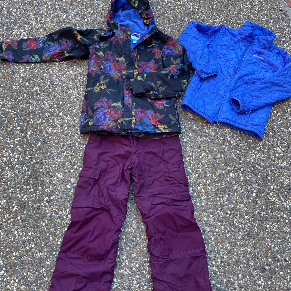 Columbia Girls L Snow Set
